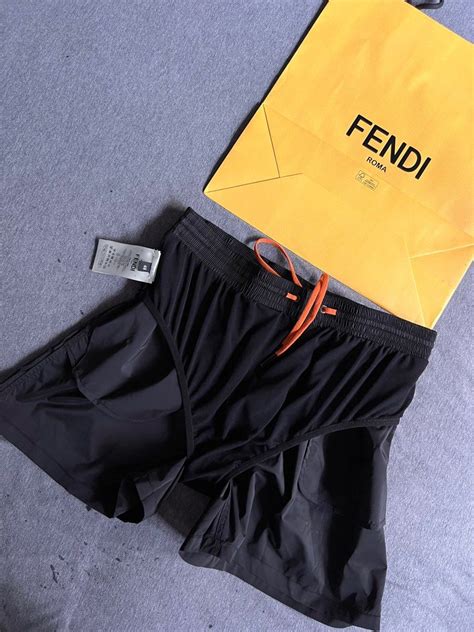 mens fendi water reactive shorts|Fendi men's beachwear.